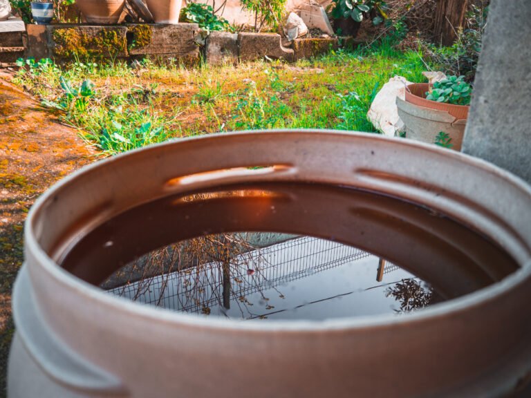 how to winterize a rain barrel