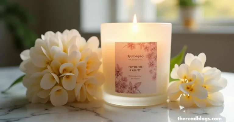 Hydrangea Candle