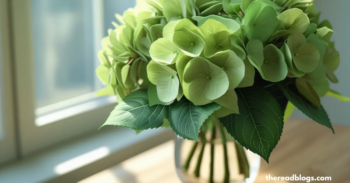 What Makes a Faux Green Hydrangea Look Real