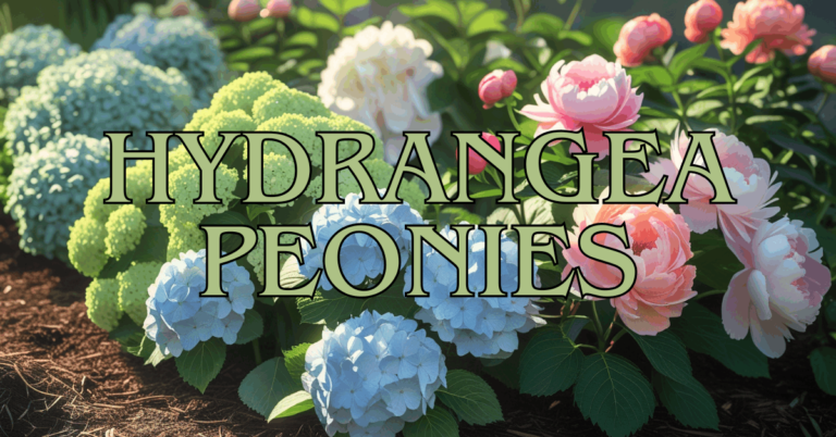 Mix Hydrangea Peonies for the Prettiest Flower Beds
